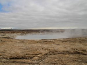 Geysir geiser Haukadalur IJsland